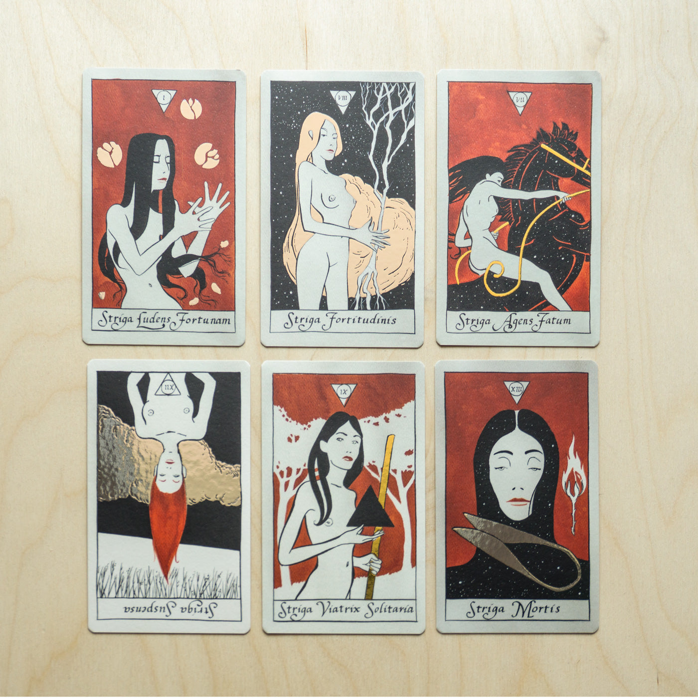 STRIGARUM ARCANA – Major Arcana Tarot Deck (22 Cards)
