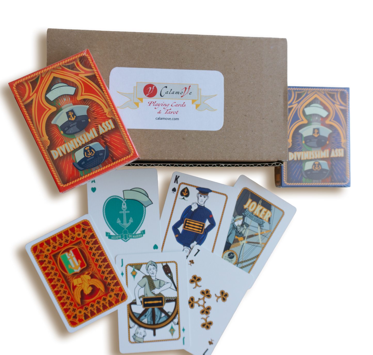 Divinissimi Assi – Double Deck Box (Blue + Red)